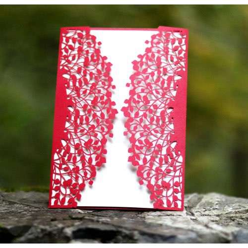 Laser Holder Wholesale Wedding Decoration Holiday Invitation Card